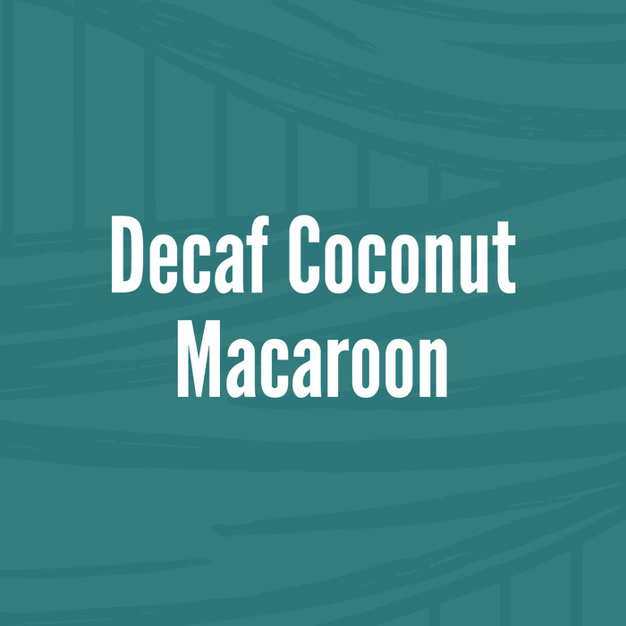 Decaf Coconut Macaroon